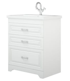 Тумба под раковину Corozo Каролина Z3 70см белый  SD-00000923